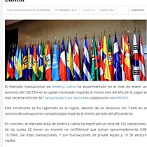 Mercado transaccional crece en Amrica Latina
